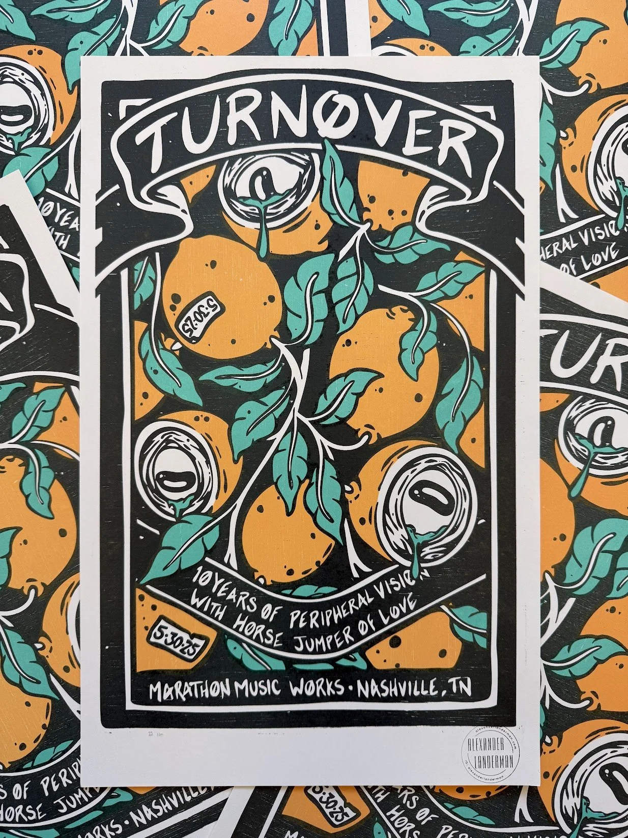 Buy Hand-Printed Concert Posters | Limited Edition Prints